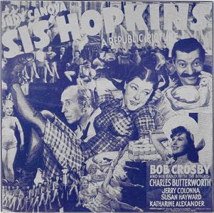 Susan Hayward, Mary Ainslee, Charles Butterworth, Judy Canova, Jerry Colonna, and Bob Crosby in Sis Hopkins (1941)
