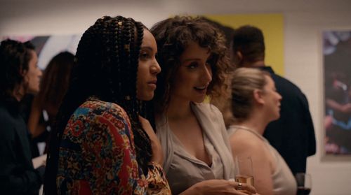 Rosaline Elbay and Maisie Richardson-Sellers as Christine and Billie in Jagged Mind (2023)