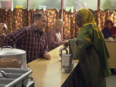 Neil Crone and Arlene Duncan in Little Mosque on the Prairie (2007)