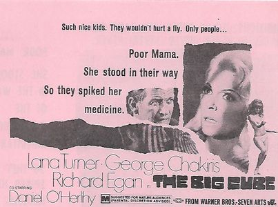 Lana Turner, George Chakiris, and Pamela Rodgers in The Big Cube (1969)