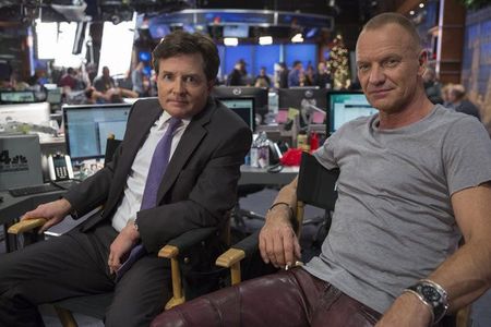Michael J. Fox and Sting in The Michael J. Fox Show (2013)