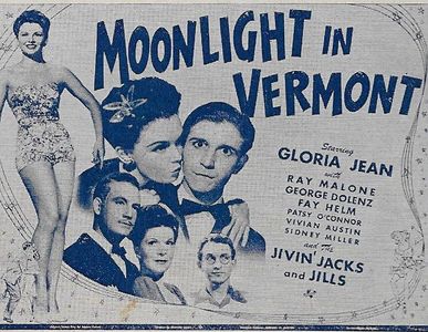 Vivian Austin, George Dolenz, Fay Helm, Gloria Jean, and Ray Malone in Moonlight in Vermont (1943)