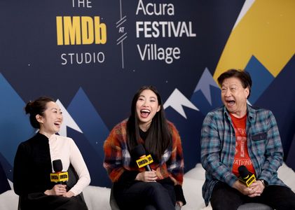 Tzi Ma, Lulu Wang, and Awkwafina at an event for The IMDb Studio at Sundance (2015)