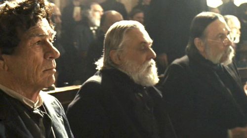 L to R, Tommy Lee Jones, Todd Hunter, William Kaffenberger in Spielberg's LINCOLN
