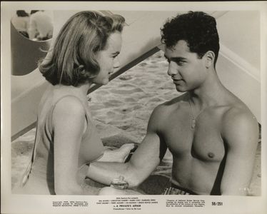 Sal Mineo and Terry Moore in A Private's Affair (1959)
