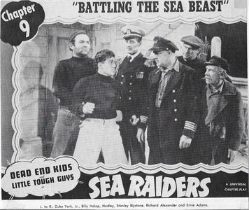 Ernie Adams, Richard Alexander, Stanley Blystone, Reed Hadley, Billy Halop, and Duke York in Sea Raiders (1941)