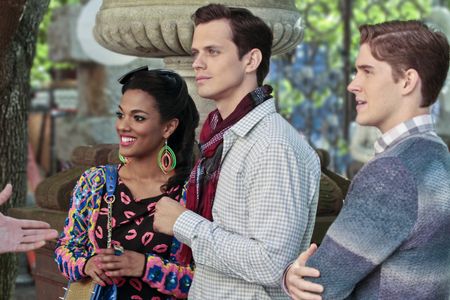 Freema Agyeman, Jake Robinson, and Brendan Dooling in The Carrie Diaries (2013)