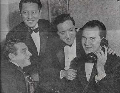George Kelly, James V. Kern, Billy Mann, The Yacht Club Boys, and Charles Adler in Stage Struck (1936)