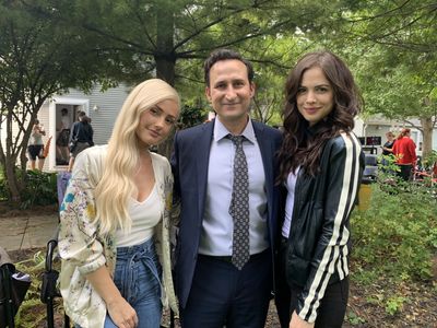 Titans 212 “Faux Hawk” Raoul Bhaneja with Minka Kelly and Conor Leslie