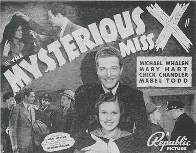 Eddie Acuff, Lynne Roberts, Frank M. Thomas, and Michael Whalen in The Mysterious Miss X (1939)