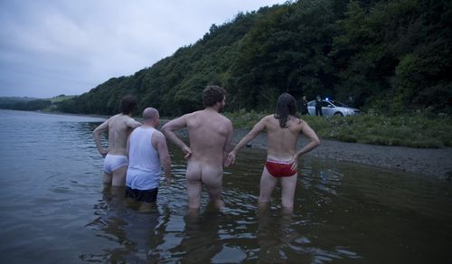 Sean, Podger, Donal and Gaffer are caught searching the river