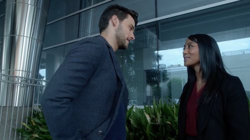 Donnabella Mortel and Jack Falahee on ABC's 