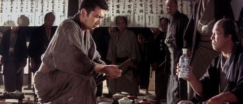 Tôru Abe and Shintarô Katsu in Zatoichi the Fugitive (1963)