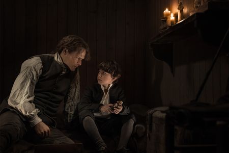 Sam Heughan and Clark Butler in Outlander (2014)