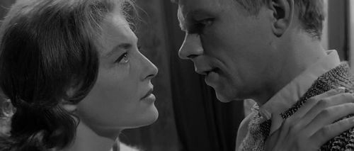 Nicole Courcel and Hardy Krüger in Sundays and Cybèle (1962)