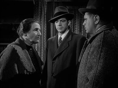 Dana Andrews, Bert Freed, and Grayce Mills in Where the Sidewalk Ends (1950)