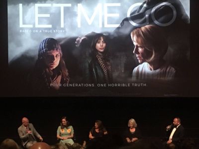 Hosting the Q&A at the UK premiere of Let Me Go