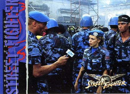 Jean-Claude Van Damme, Kylie Minogue, and Gregg Rainwater in Street Fighter (1994)