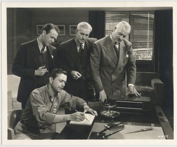 Robert Young, Jonathan Hale, and Harvey Stephens in Joe Smith, American (1942)