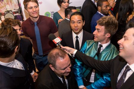 Interview on the red carpet at the Indie Series Awards, El Portal Theater North Hollywood, CA.