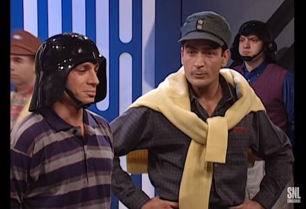 Charlie Sheen and Chris Kattan in Saturday Night Live: Cut for Time (2013)