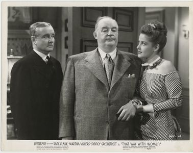 Sydney Greenstreet, Charles Arnt, and Barbara Brown in That Way with Women (1947)