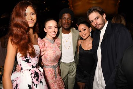 Sam Levinson, Sydney Sweeney, Zendaya, Labrinth, and Alexa Demie at an event for The 71st Primetime Emmy Awards (2019)