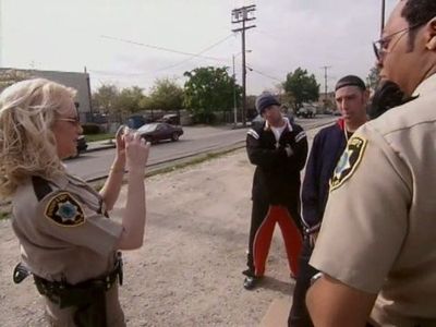 Cedric Yarbrough, Wendi McLendon-Covey, and Eric Price in Reno 911! (2003)