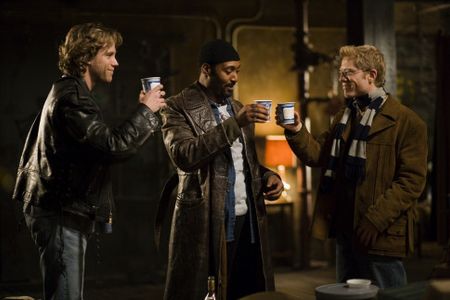 Jesse L. Martin, Adam Pascal, and Anthony Rapp in Rent (2005)
