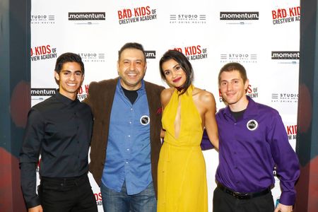 Sophia Ali, Errol Spat Oktan, and Matthew Frias at an event for Bad Kids of Crestview Academy (2017)
