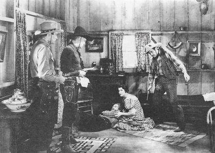 William Boyd, Al Bridge, James Ellison, Muriel Evans, and George 'Gabby' Hayes in Call of the Prairie (1936)