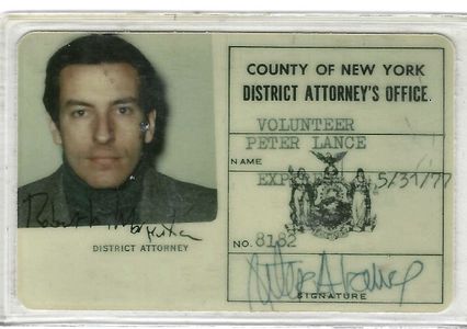 Intern ID: Manhattan DA's Office while at Fordham Law 1977