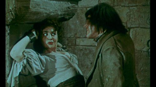 Victor Maddern and Patricia Phoenix in Blood of the Vampire (1958)