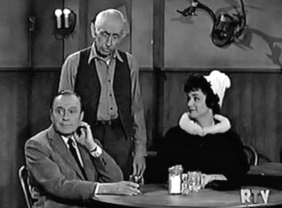 Jack Benny, Gisele MacKenzie, and Will Wright in The Jack Benny Program (1950)