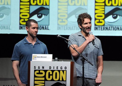 David Benioff and D.B. Weiss at an event for Game of Thrones (2011)