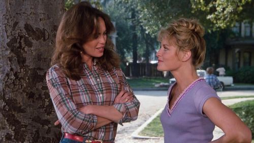 Catherine Bach and Jo McDonnell in The Dukes of Hazzard (1979)