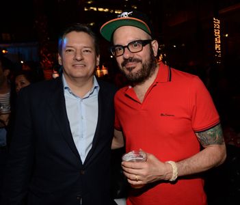 David Cross and Ted Sarandos at an event for Arrested Development (2003)