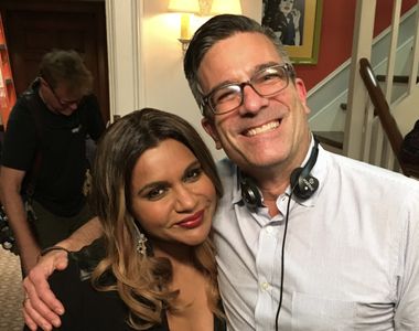 With Mindy Kaling on The MIndy Project