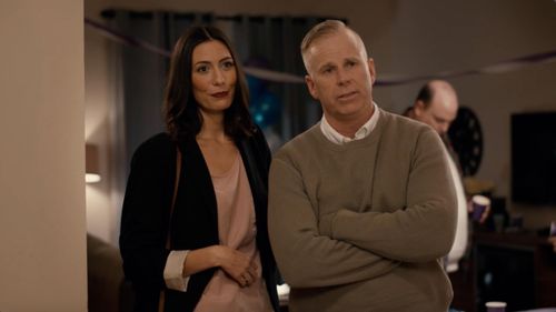 Chandra Michaels and Gerry Dee in Prom Night (2017).