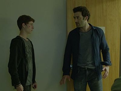 Morgan Spector and Russell Posner in The Mist (2017)