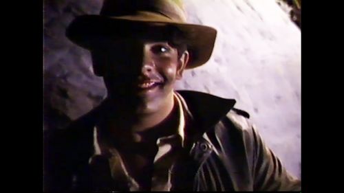 Chris Strompolos as Indiana Jones in the adaptation of Raiders of the Lost Ark.