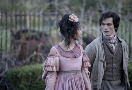 Shalom Brune-Franklin and Fionn Whitehead in Great Expectations (2023)