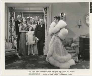Betty Grable, Nana Bryant, Bonnie Jean Churchill, Martha Raye, and Jack Whiting in Give Me a Sailor (1938)