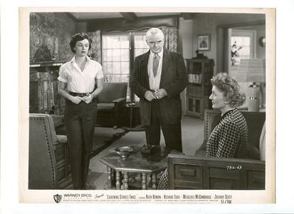 Frank Conroy, Kathryn Givney, and Ruth Roman in Lightning Strikes Twice (1951)