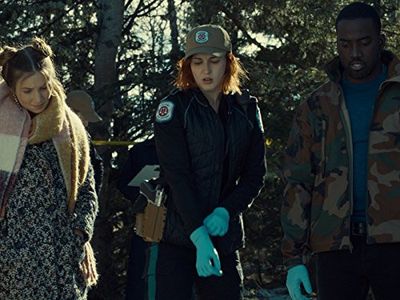 Dominique Provost-Chalkley, Shamier Anderson, and Katherine Barrell in Wynonna Earp (2016)
