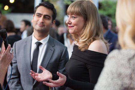 Kumail Nanjiani and Emily V. Gordon at an event for The Big Sick (2017)