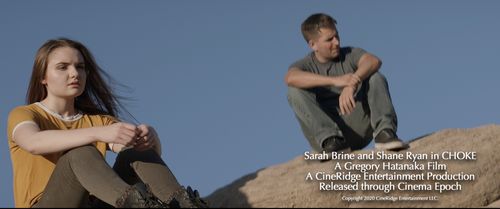 Sarah Brine and Shane Ryan-Reid in Choke (2020)