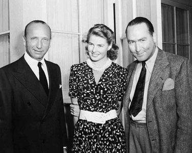 Ingrid Bergman, Michael Curtiz, and Hal B. Wallis in Casablanca (1942)