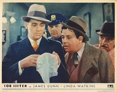 James Dunn, Maurice Black, and Howard Phillips in Sob Sister (1931)