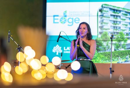 English Host of Layan Green Park Charity Event